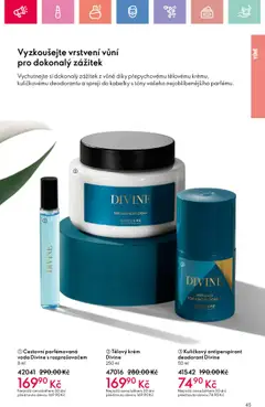 Oriflame katalog č.11/2025 od 27.07.2025 | Strana: 45 | Produkty: Tělový krém, Antiperspirant, Kabelky, Body