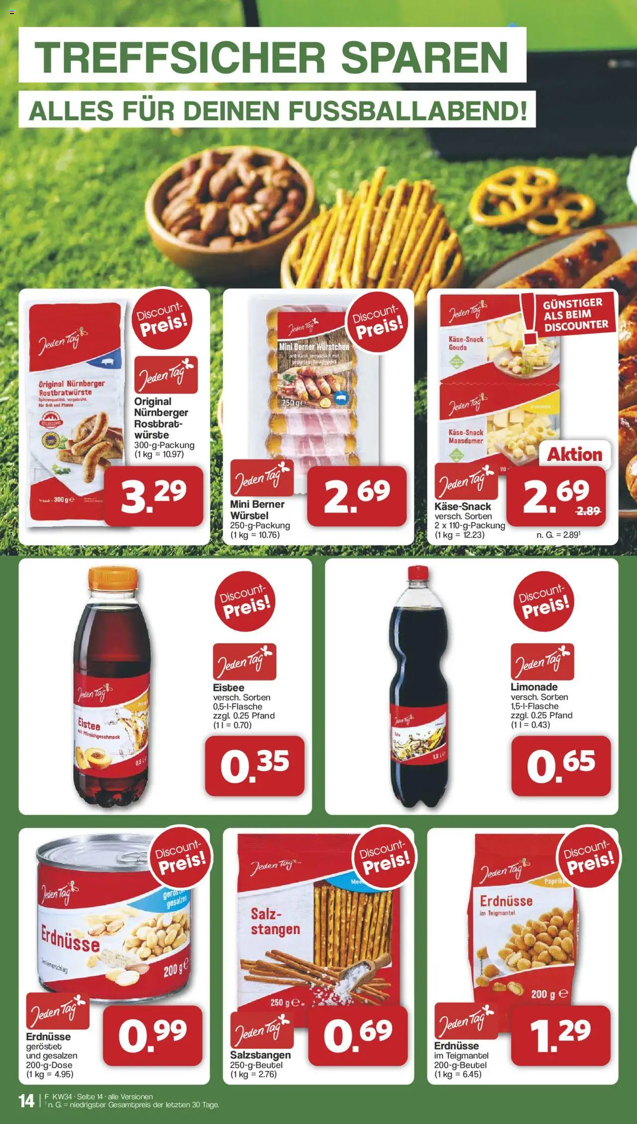 Famila Nordwest Prospekt 	 - gültig ab dem 18.08.2025 | Seite: 15 | Produkte: Erdnüsse, Gouda, Limonade, Paprika