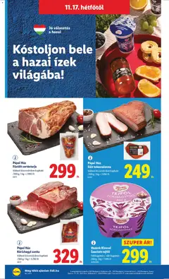 Pápai Hús Füstölt sertéstarja, Változó kiszerelésben kapható - amely érvényes a következő dátumtól: 13.11.2025 | Oldal: 48