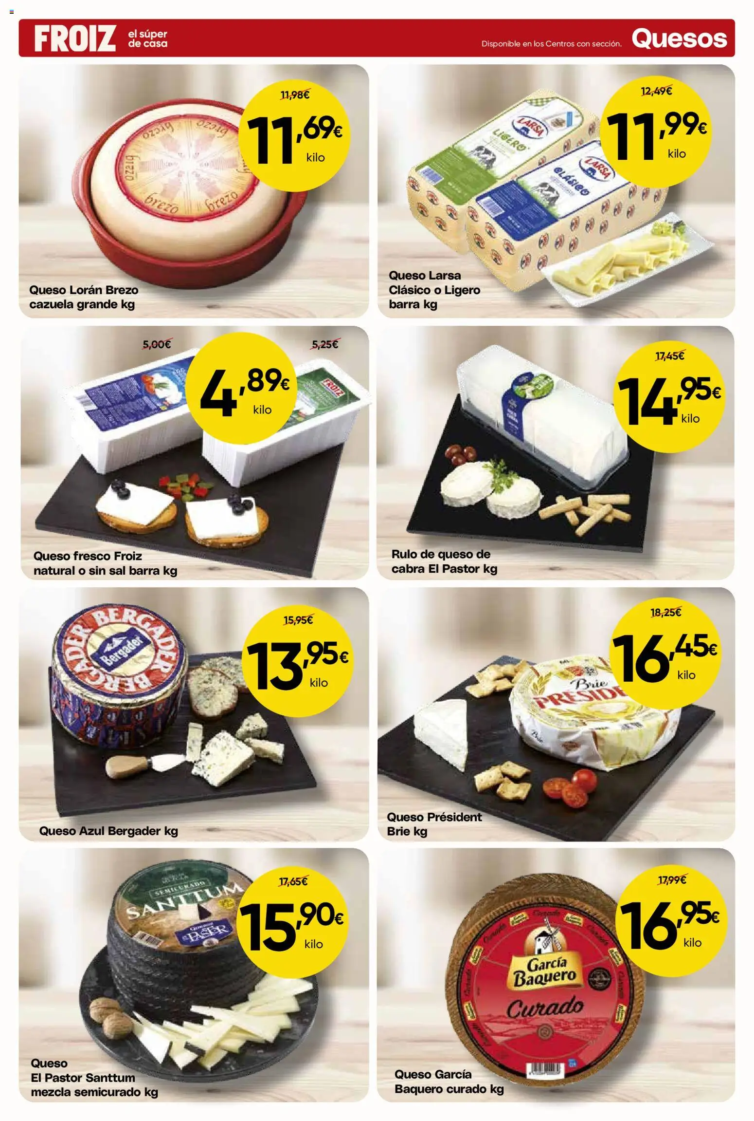Froiz folleto │ válido desde el 03.03.2026 | Página: 7 | Productos: Queso, Queso fresco