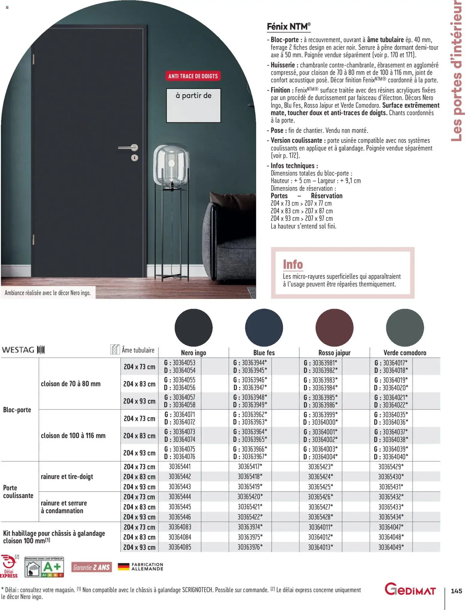 {H1} | Page: 145 | Produits: Porte, Portes