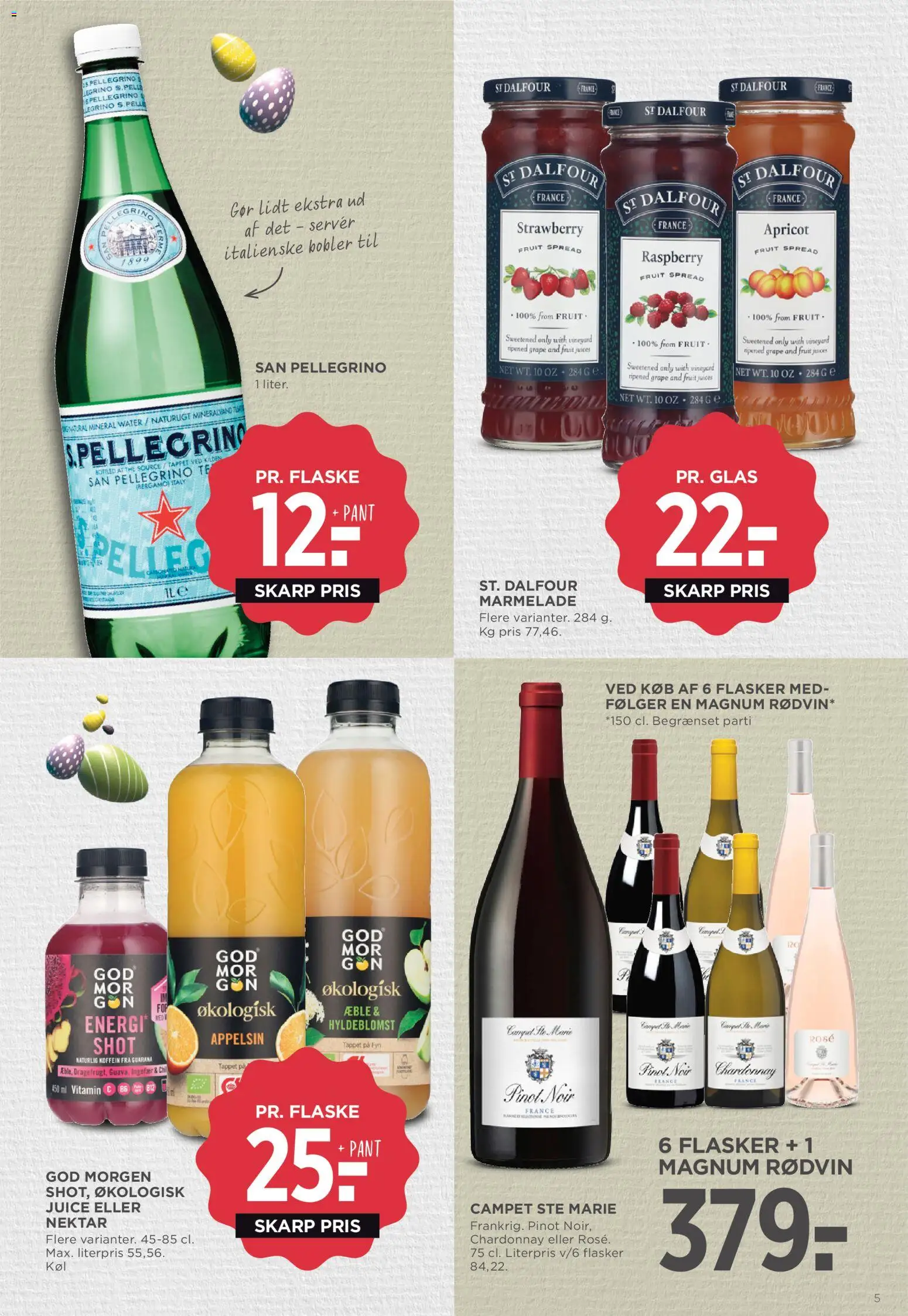 Meny tilbudsavis – gyldig fra 27.03.2026 | Side: 5 | Produkter: Juice, Ingefær, Iogurteira, Marmelade