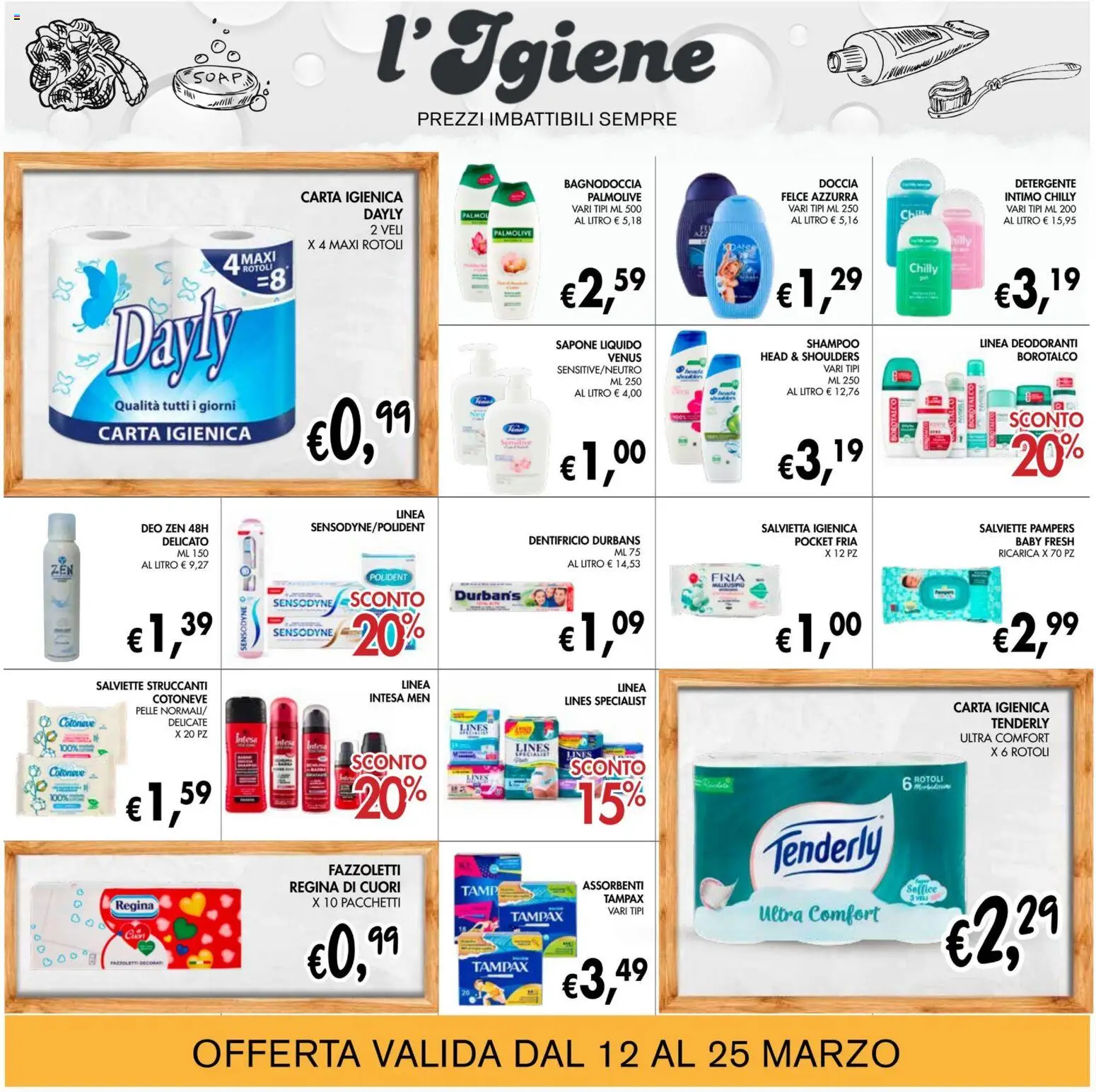Volantino Coal del 12.03.2026 | Pagina: 21 | Prodotti: Shampoo, Salviette struccanti, Intimo, Doccia