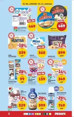 MEDVE SAJT, 4-féle 140 g - amely érvényes a következő dátumtól: 08.01.2026 | Oldal: 7