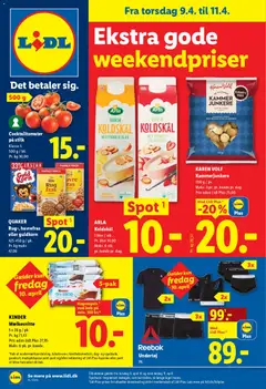 Lidl - Weekend avis gyldig fra 09.04.2026