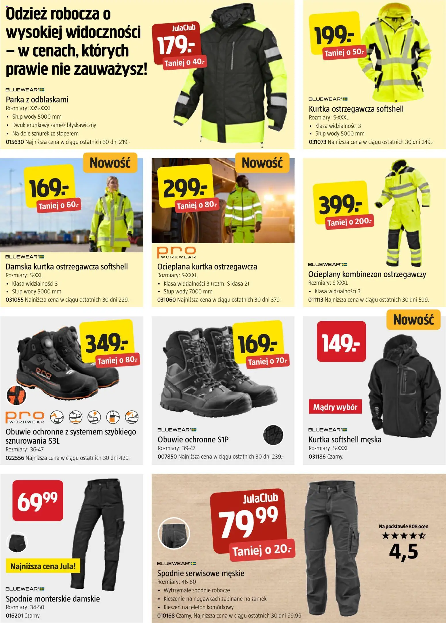 Jula Gazetka od 13.11.2025 | Strona: 4 | Produkty: Kurtka, Kombinezon, Spodnie, Telefon