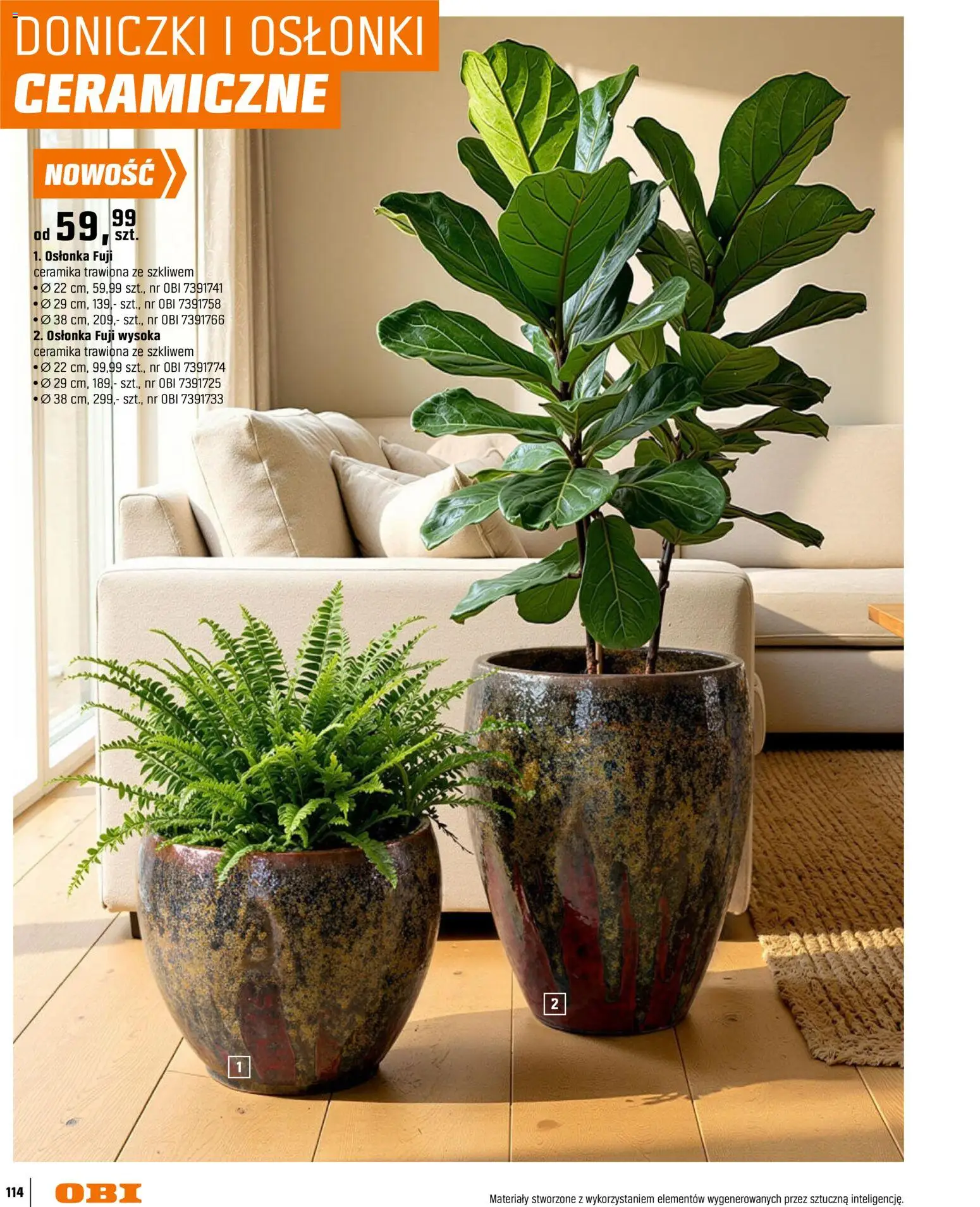 OBI gazetka - Ogród od 11.03.2026 | Strona: 114 | Produkty: Doniczki