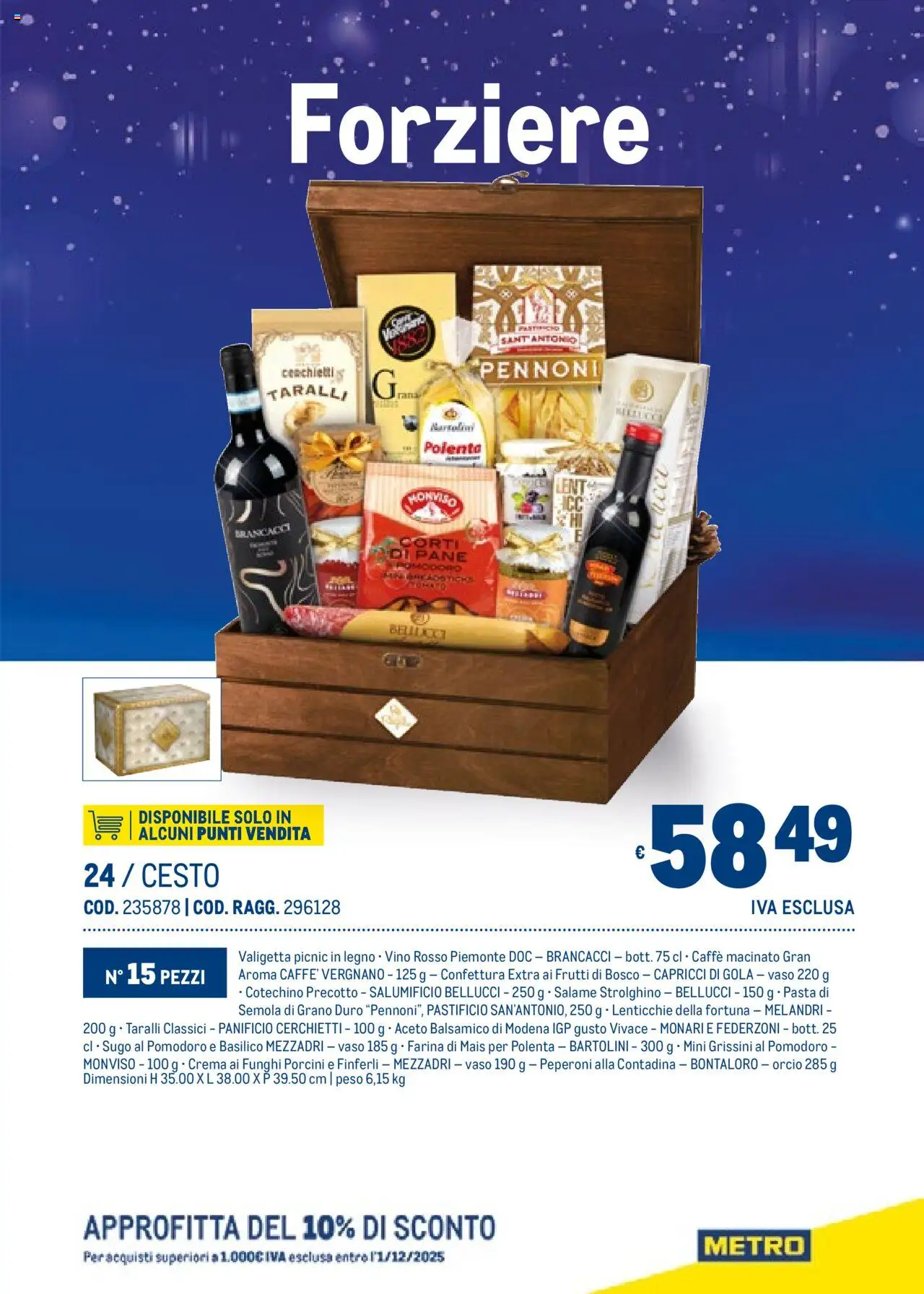 Volantino Metro del 06.11.2025 | Pagina: 27 | Prodotti: Pane, Peperoni, Vino, Mais