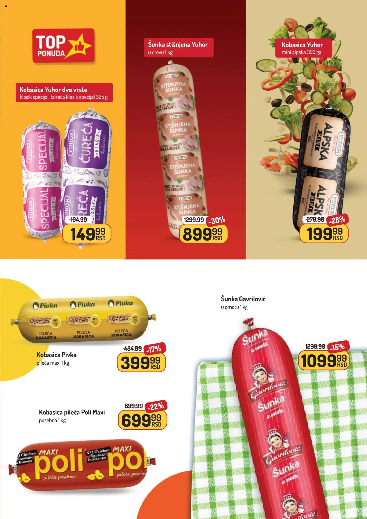 Aman katalog - važi od 05.01.2026 | Strana: 5 | Proizvode: Šunka, Kobasica