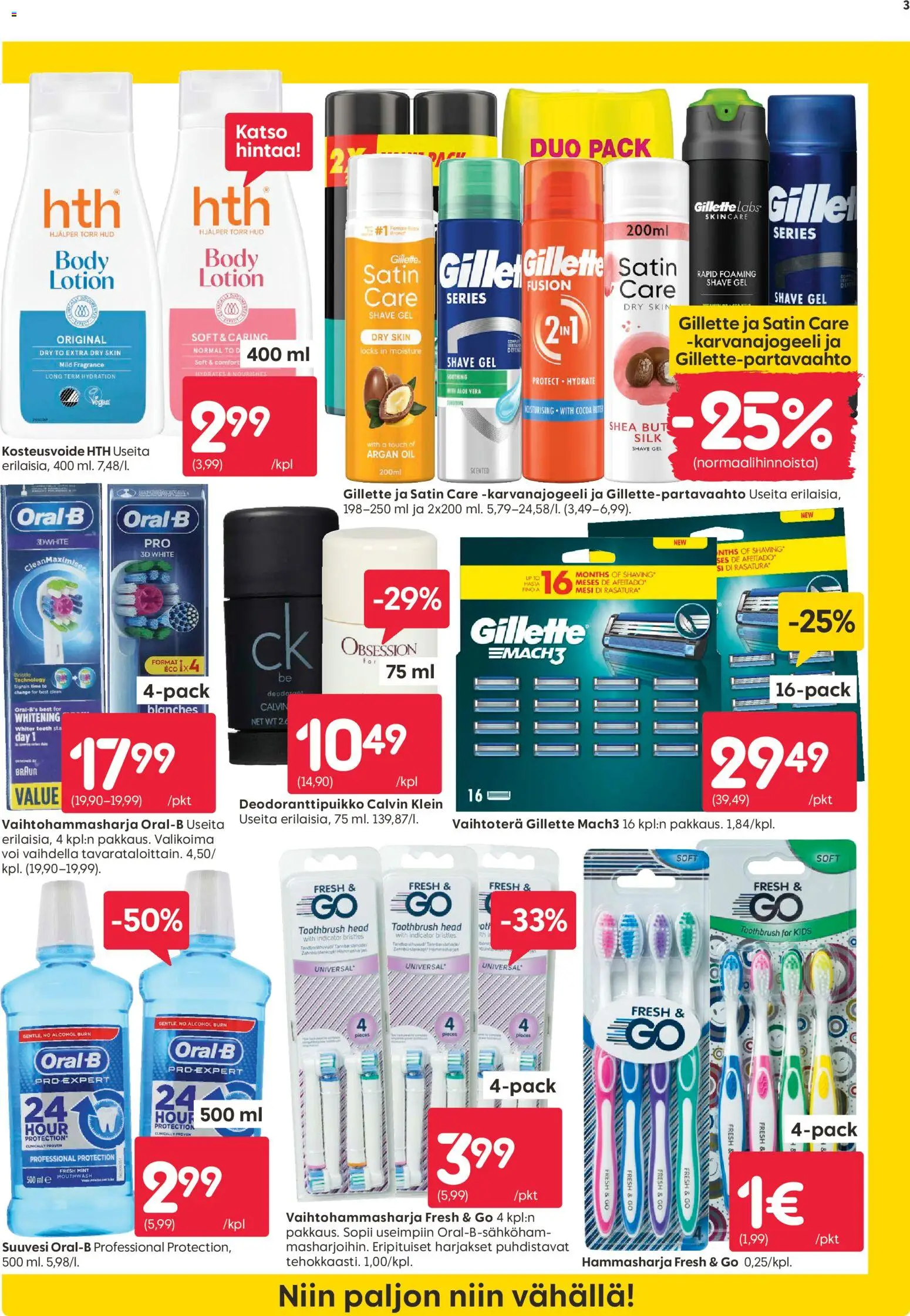 Rusta tarjoukset – voimassa 16.03.2026 alkaen | Sivu: 3 | Tuotteet: Hammasharja, Suuvesi, Voi