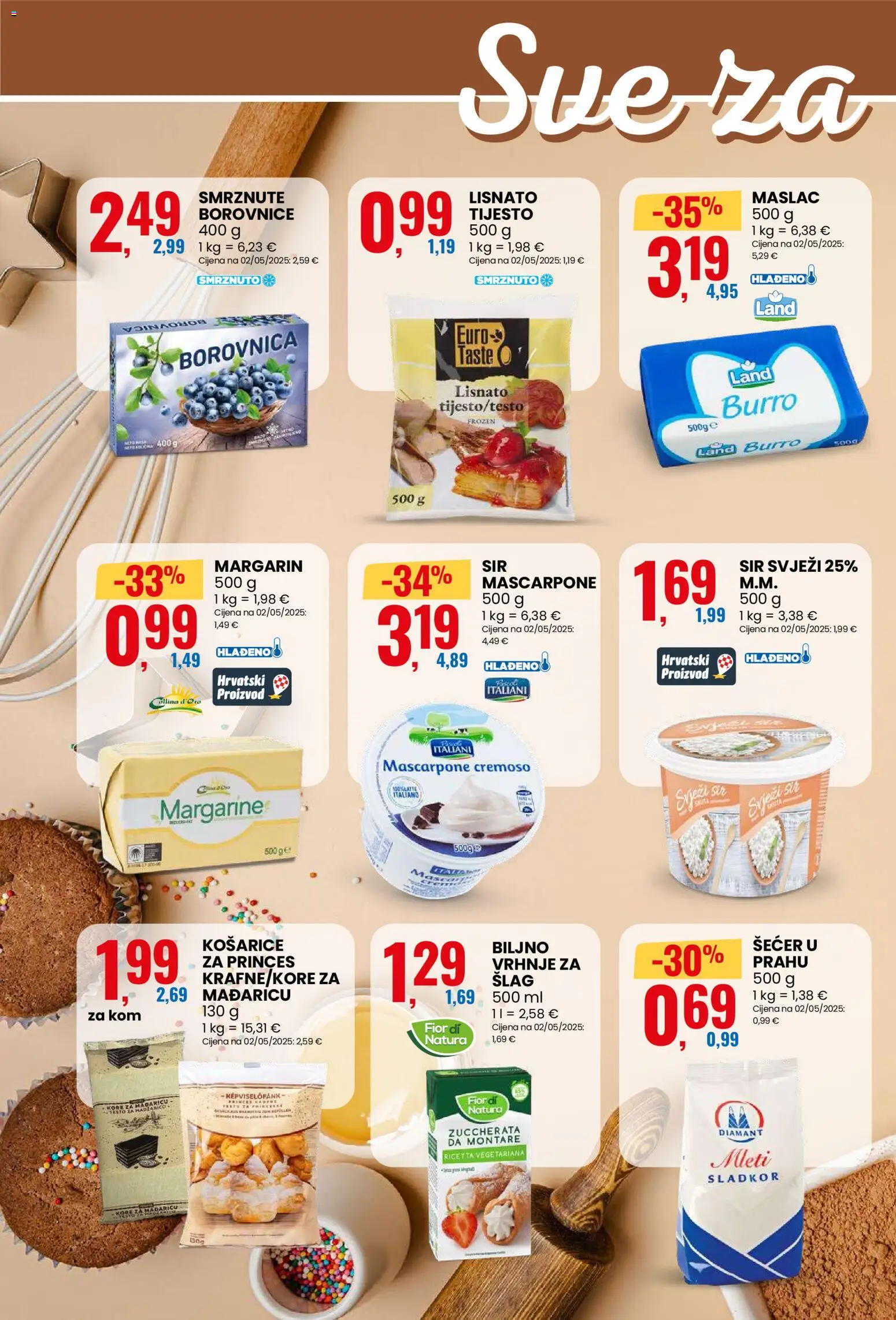 Eurospin katalog | vrijedi od 10.12.2025 | Stranica: 4 | Proizvodi: Mascarpone, Maslac, Sir, Borovnice