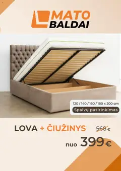 Mato Baldai Plius leidinių peržiūra, galiojančių nuo 05.08.2025