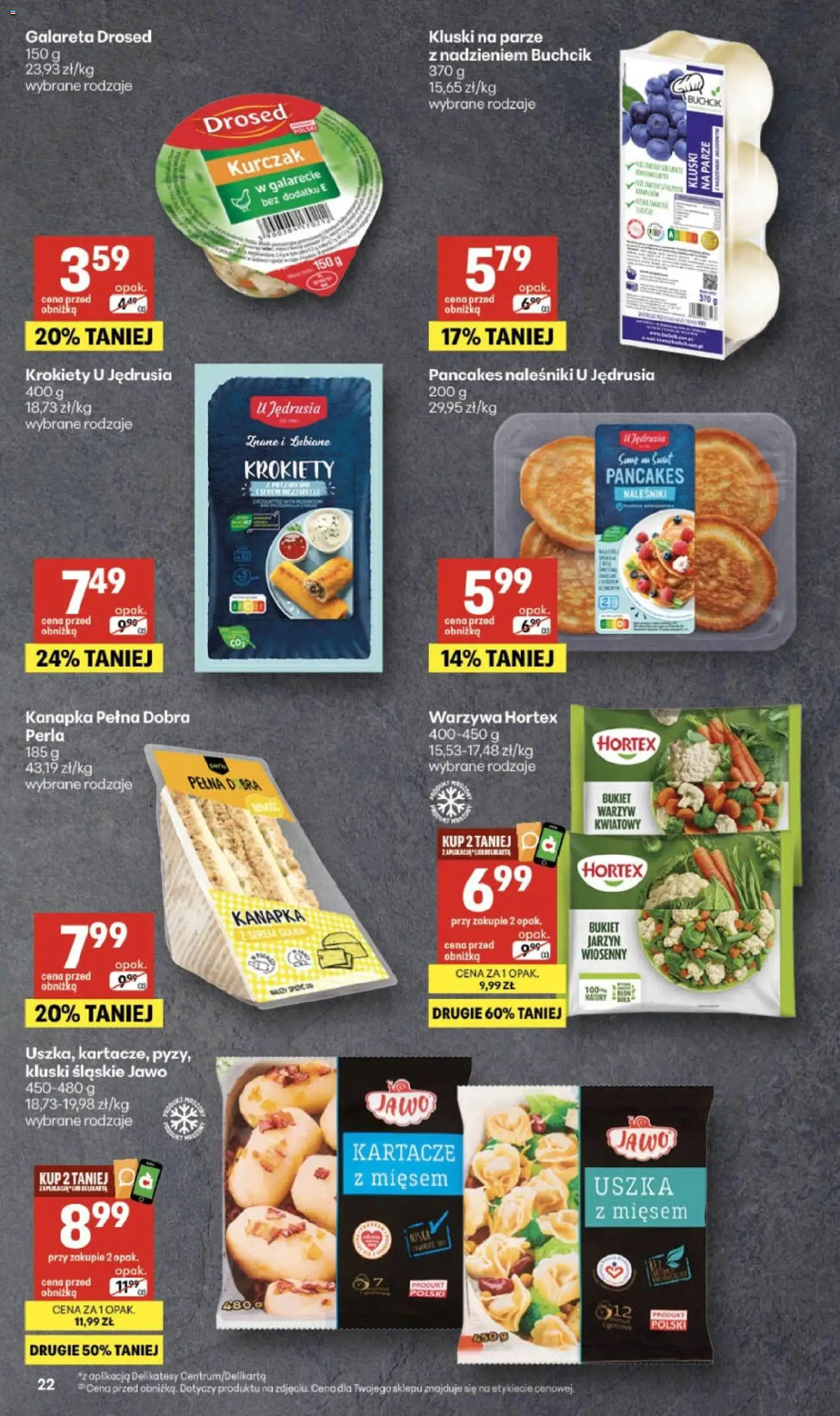 Delikatesy Centrum gazetka od 30.04.2026 | Strona: 22 | Produkty: Kurczak, Delikatesy, Naleśniki, Warzywa