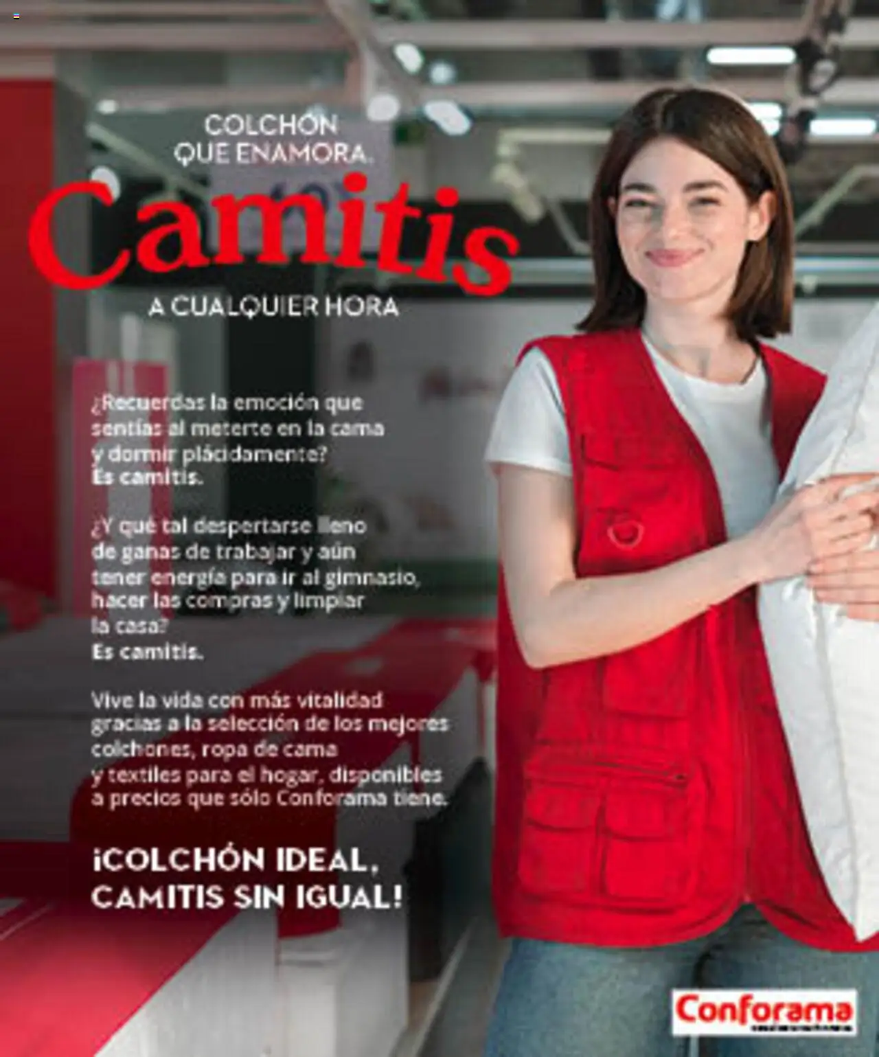 Conforama folleto │ válido desde el 07.08.2025 | Página: 3 | Productos: Colchon, Ropa, Κασέρι, Cama