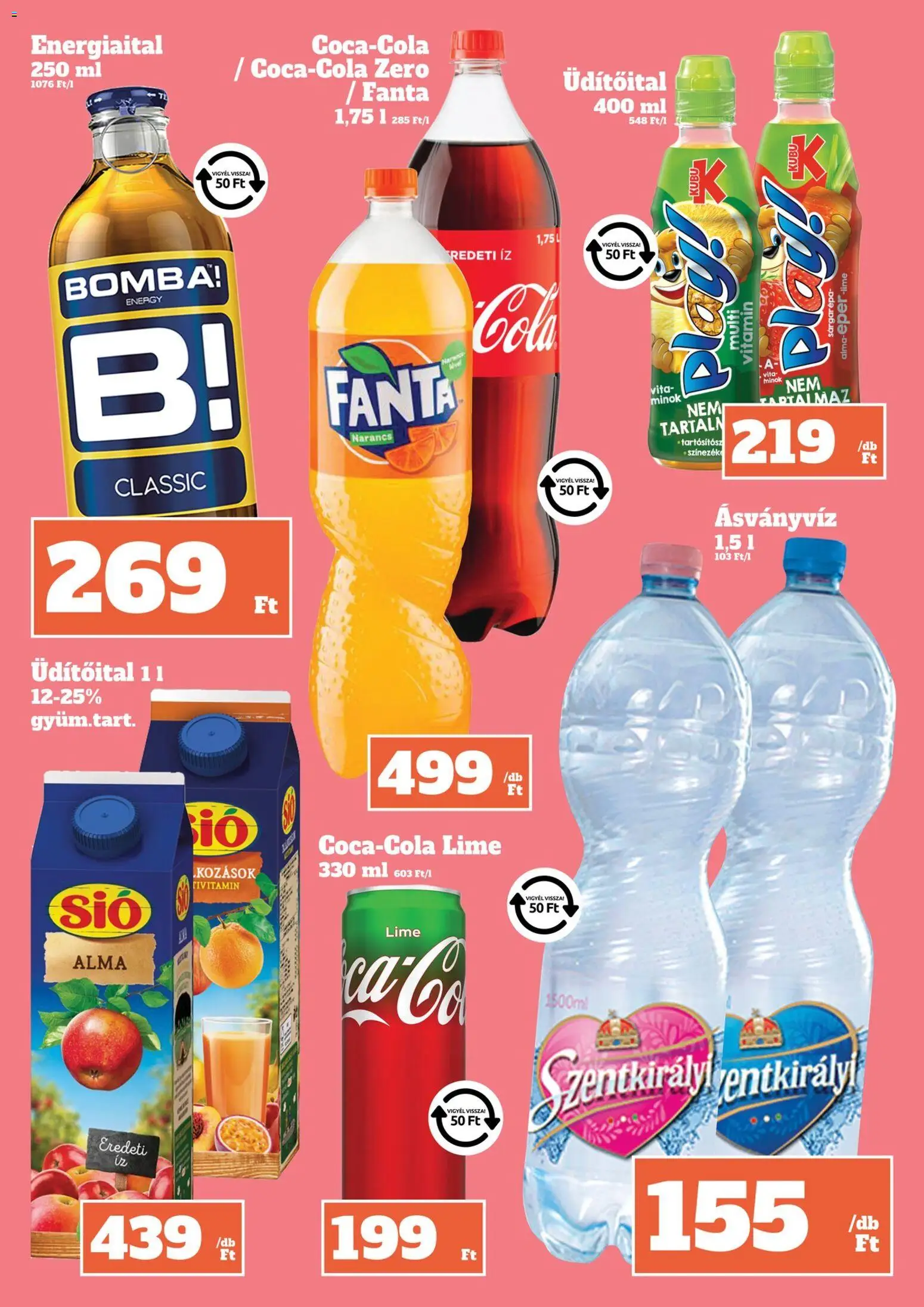 Family Diszkont akciós ujság - amely érvényes a következő dátumtól: 11.12.2025 | Oldal: 17 | Termékek: Energiaital, Cola, Ásványvíz, Alma