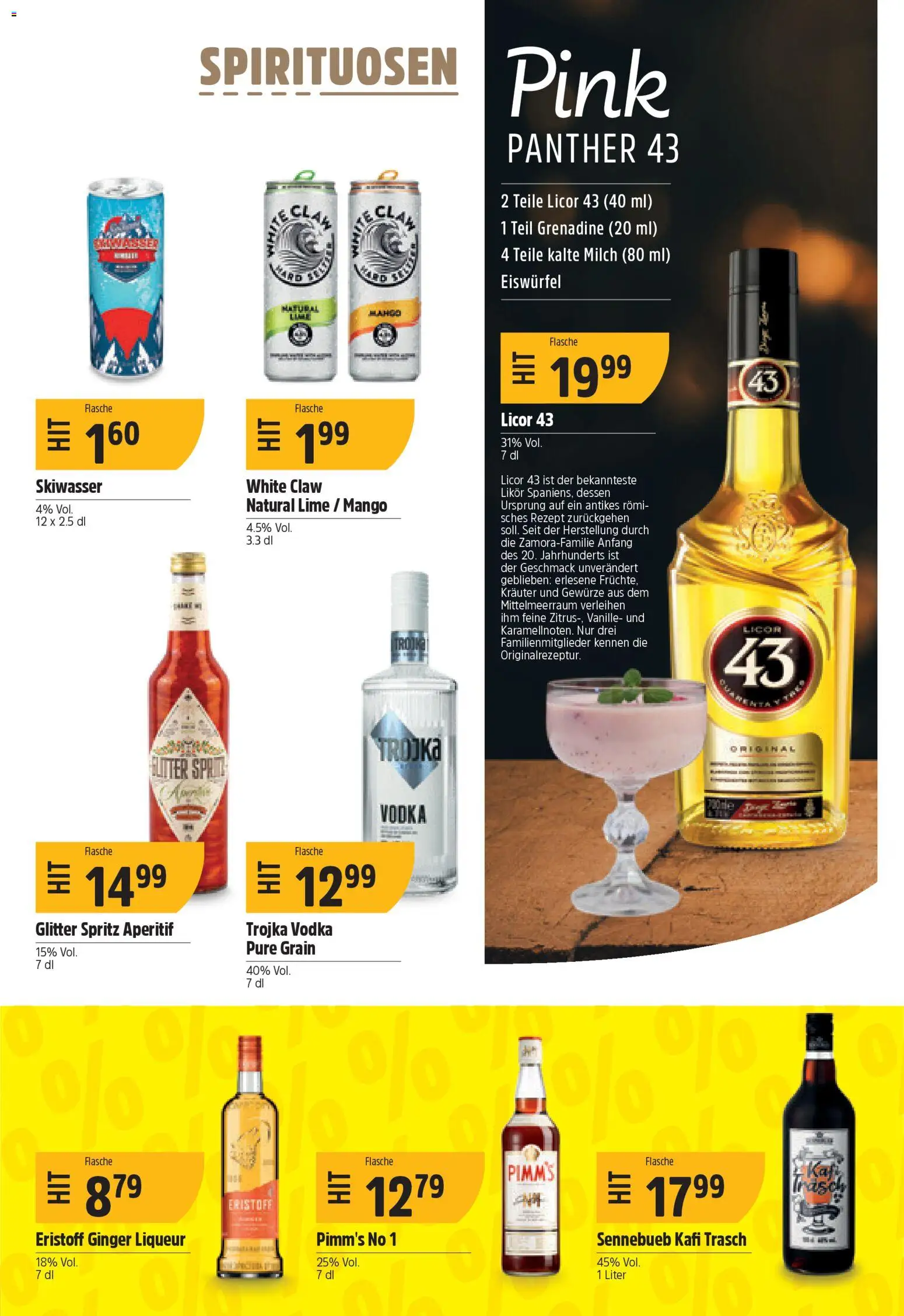 TopCC Aktionen – gültig ab 09.02.2026 | Seite: 19 | Produkte: Likör, Milch, Gewürze, Mango