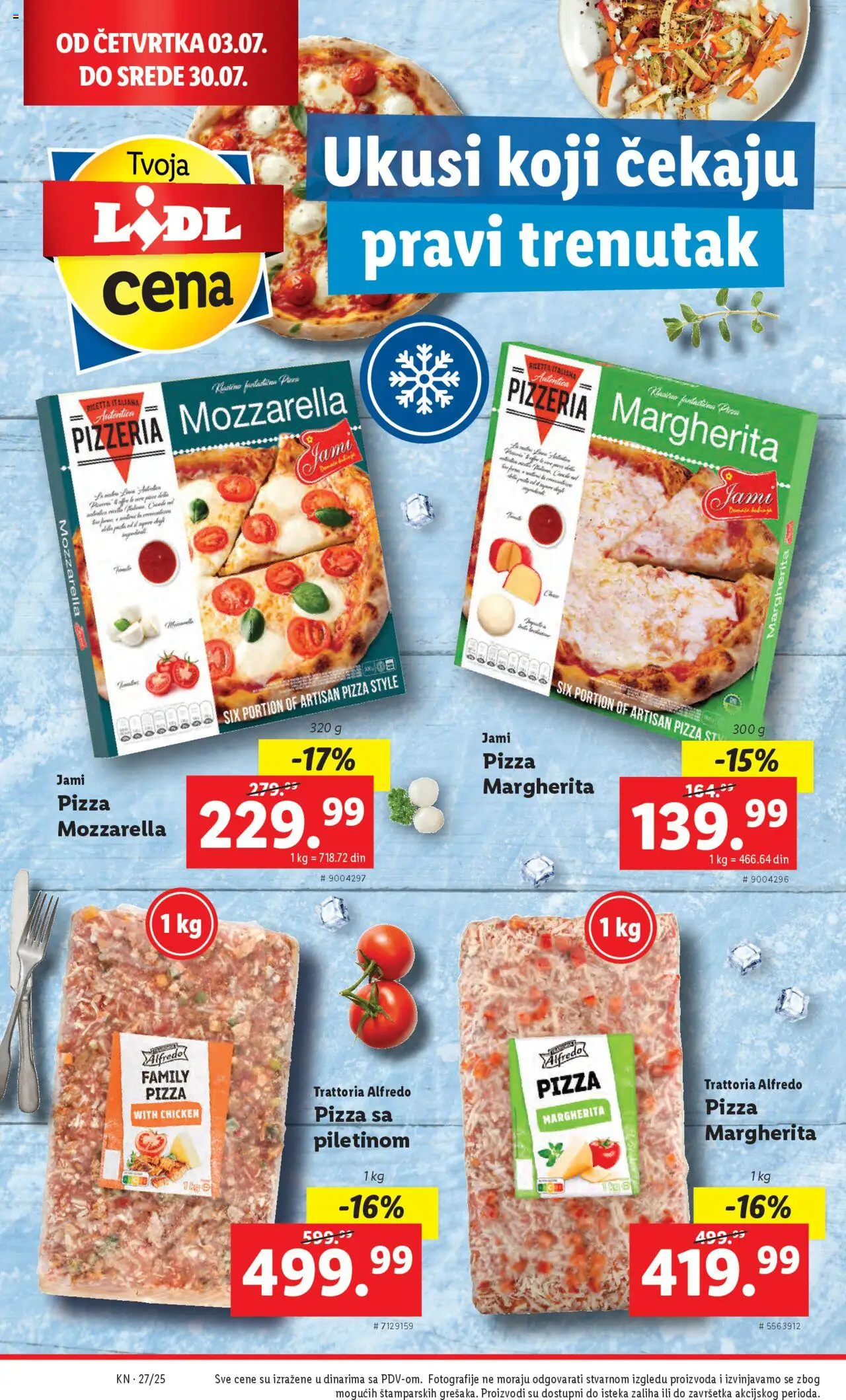 Lidl katalog - važi od 03.07.2025 | Strana: 46 | Proizvode: Mozzarella