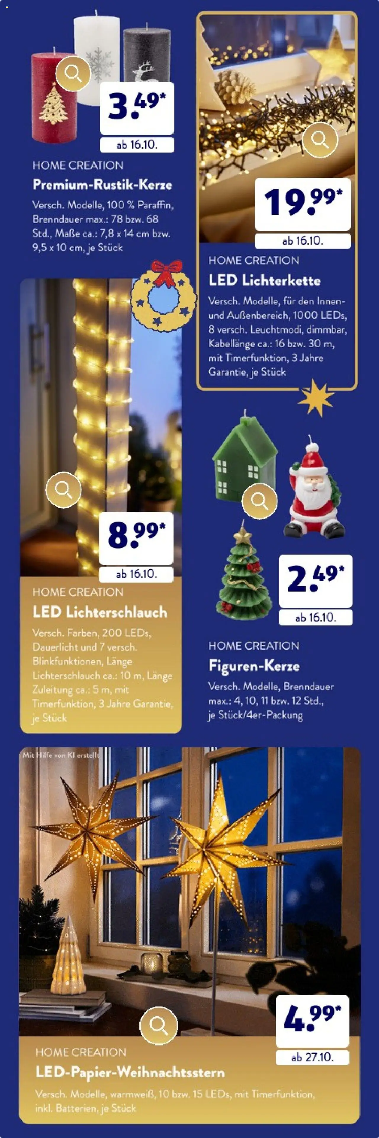 Aldi Süd Weihnachtsbroschüre Oktober – gültig ab 11.10.2025 | Seite: 3 | Produkte: Home creation