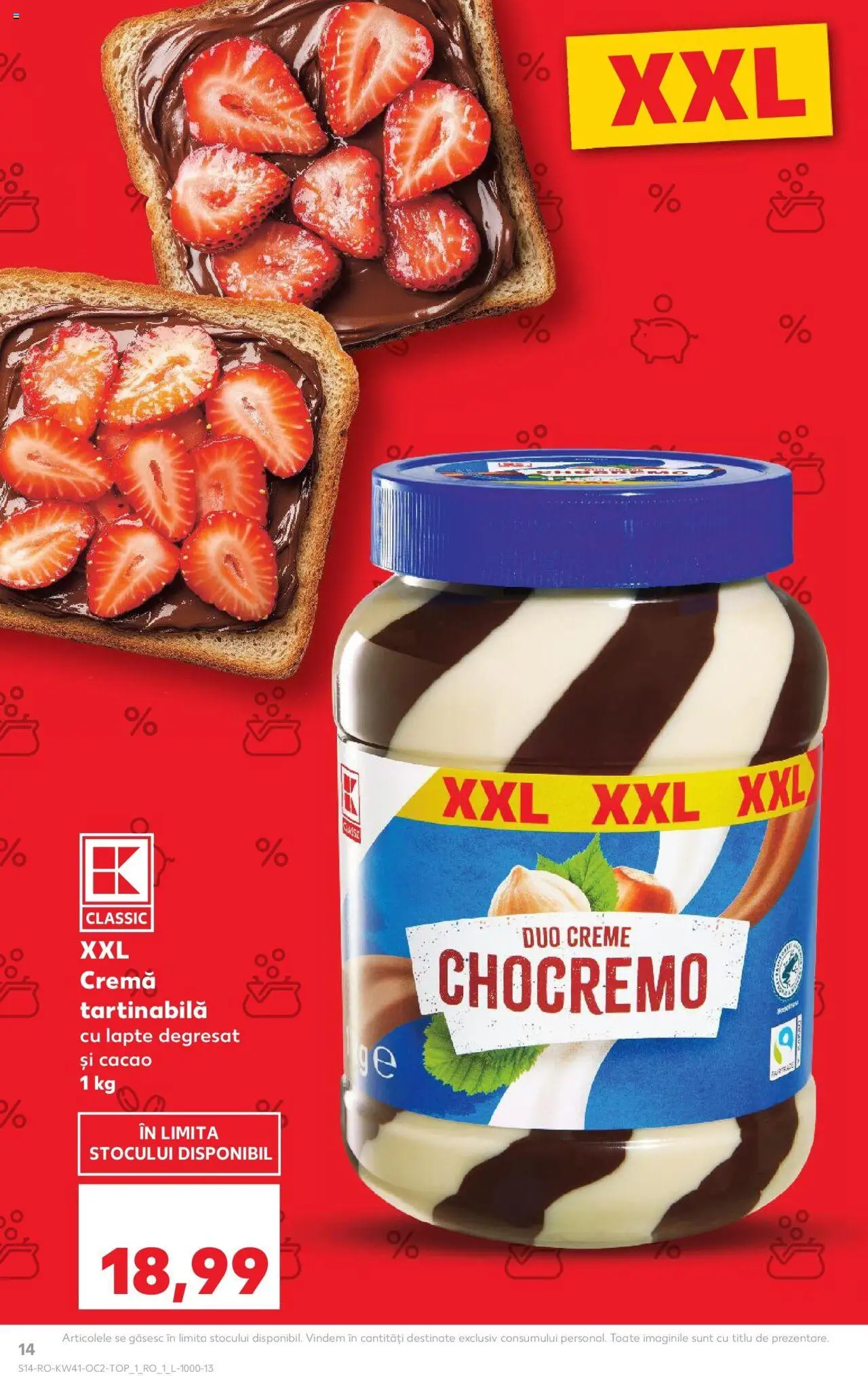 Noul catalog Kaufland – valabil de la 08.10.2025 | Pagină: 14 | Produse: Lapte, Cremă, Cacao, Cremă tartinabilă
