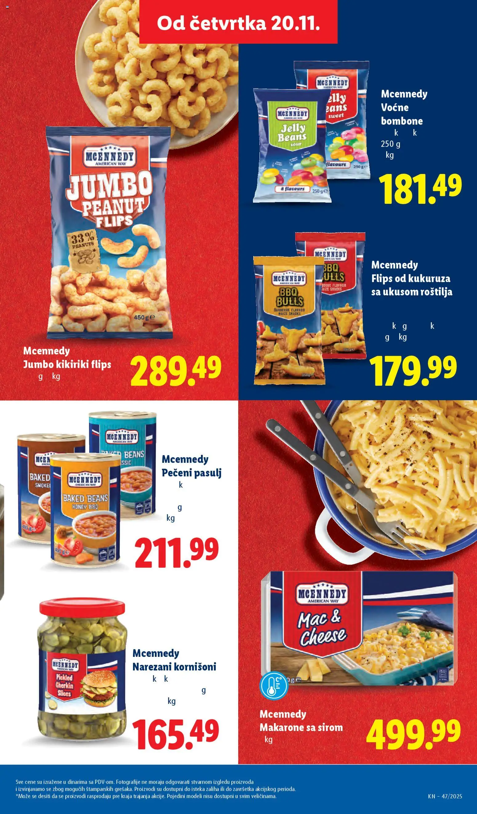 Lidl katalog - važi od 20.11.2025 | Strana: 39 | Proizvode: Bombone, Pasulj, Kornišoni, Candy