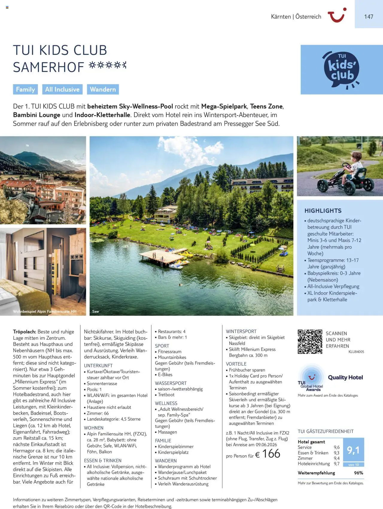 Aida - Urlaub mit eigener Anreise  – gültig ab 01.11.2025 | Seite: 147 | Produkte: Babybett, Ski