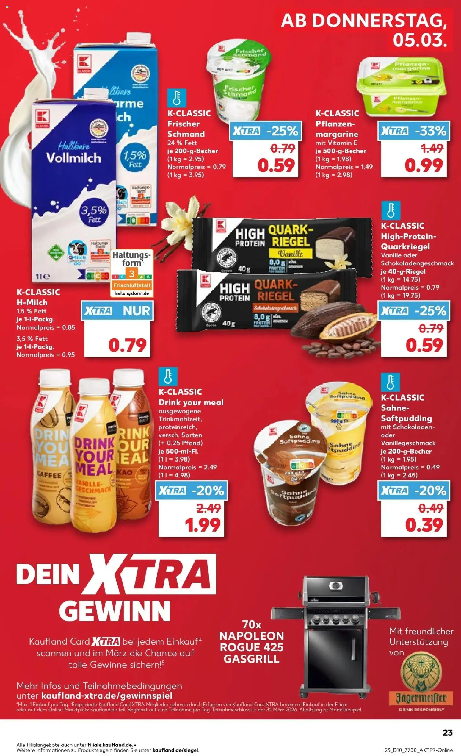 Kaufland Prospekt Kamenz	 – gültig ab 02.03.2026 | Seite: 35 | Produkte: Margarine, Quark, Pudding, Sahne