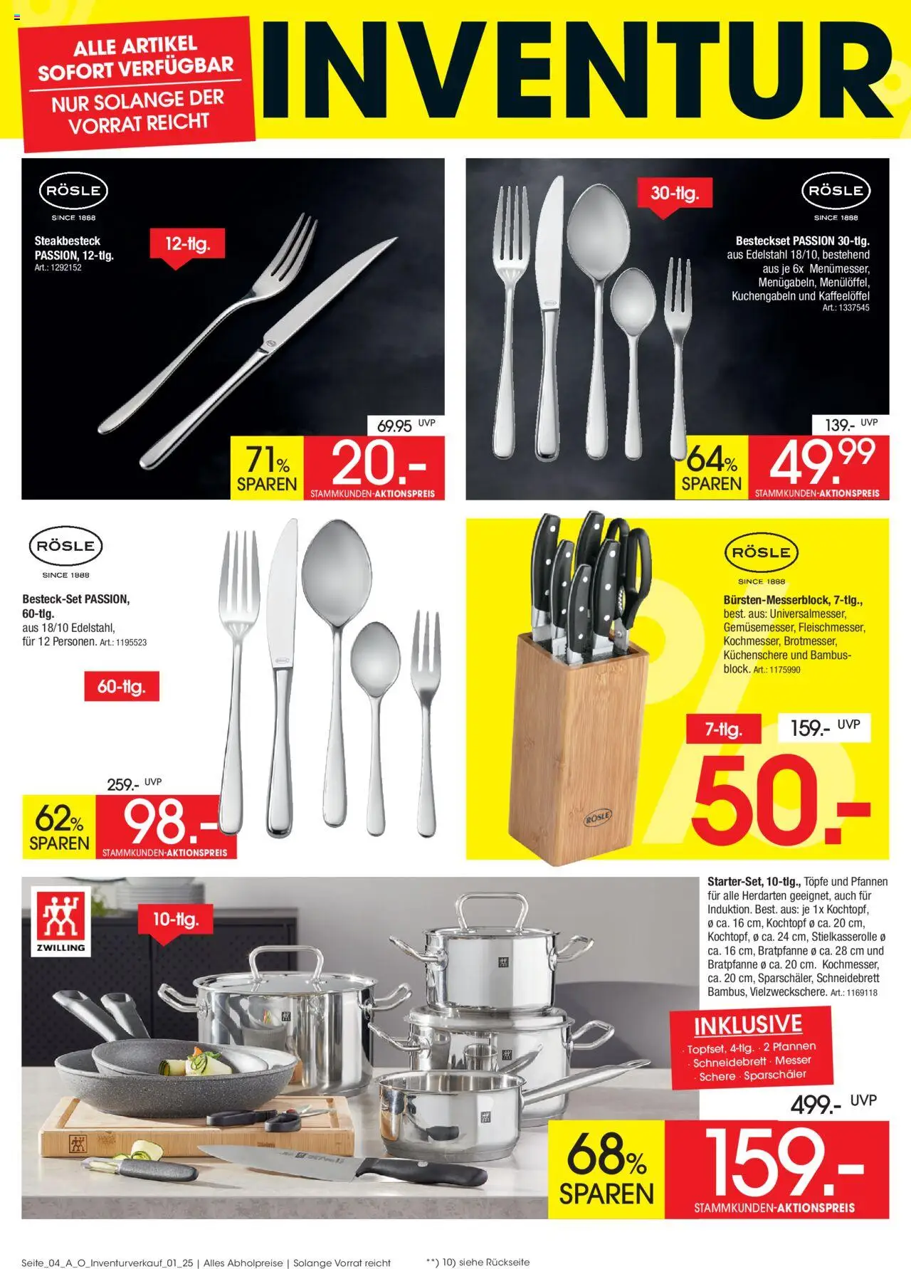 Zurbrüggen Inventurverkauf - gültig ab dem 04.08.2025 | Seite: 6