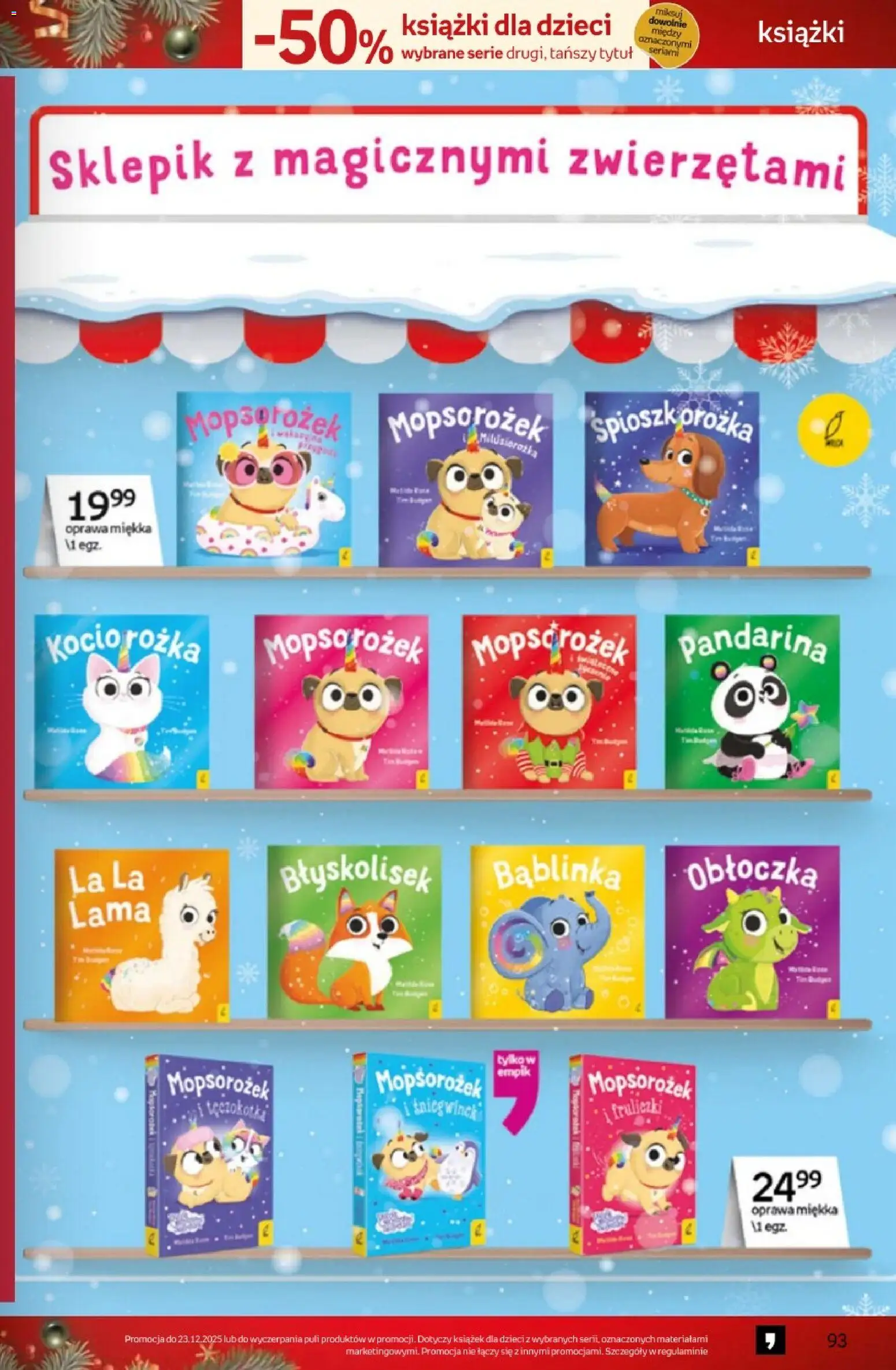 Empik promocje - Tom kultury Książki od 10.12.2025 | Strona: 93 | Produkty: Książki