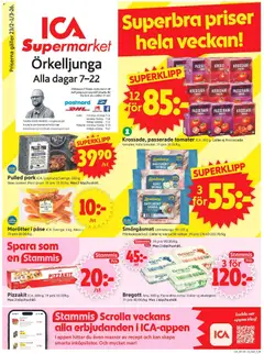 ICA Supermarket - Örkelljunga - Förhandsvisning av reklamblad från butik ICA Supermarket aktuell från 23.02.2026