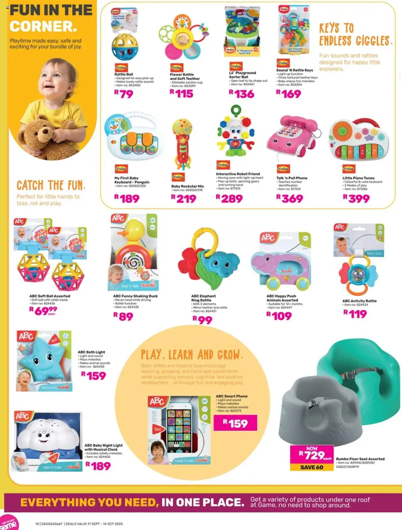 Game Baby & Beyond  valid from 17.09.2025 | Page: 10 | Products: Game, Gauda, Mirror, Phone