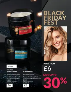 Preview of AVON - Black Friday valid from 01.11.2025 | Page: 269 | Products: Egész kacsa, Mask, Oil, Coconut