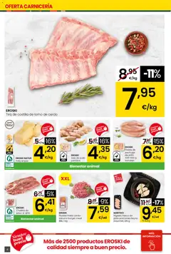 Vista previa Eroski - Quieres ahorrar conmigo válido desde el 26.03.2026 | Página: 4 | Productos: Cerdo, Bandeja