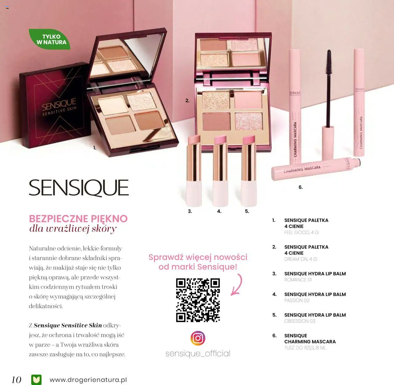 Drogerie Natura Gazetka - Jesienne Inspiracje od 01.10.2025 | Strona: 10 | Produkty: Makijaż