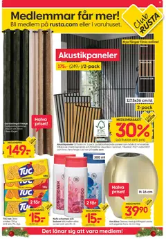 Rusta - erbjudanden - Förhandsvisning av reklamblad från butik Rusta aktuell från 24.12.2025 | Sida: 15
