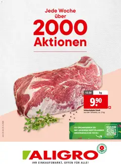 Aligro aktionen 2000 Schlieren, Gossau SG, Frauenfeld, Rapperswil-Jona, Sargans, Bern ab 20.04.2026 gültig