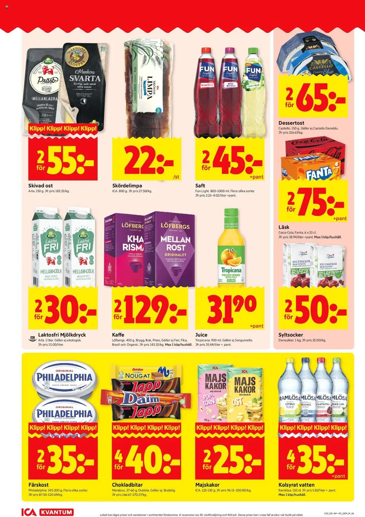 ICA Kvantum reklamblad aktuell från 21.07.2025 | Sida: 8 | Produkter: Galler, Majskakor, Ost, Majs