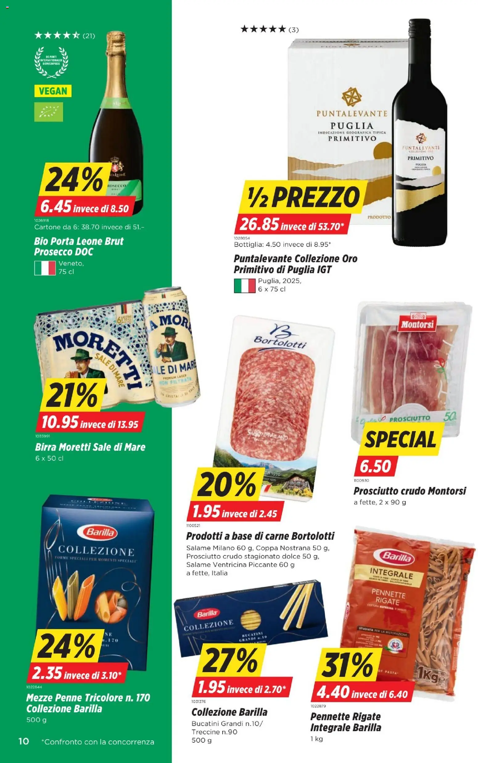 Denner Aktionen IT – gültig ab 13.01.2026 | Seite: 10 | Produkte: Barilla, Pasta