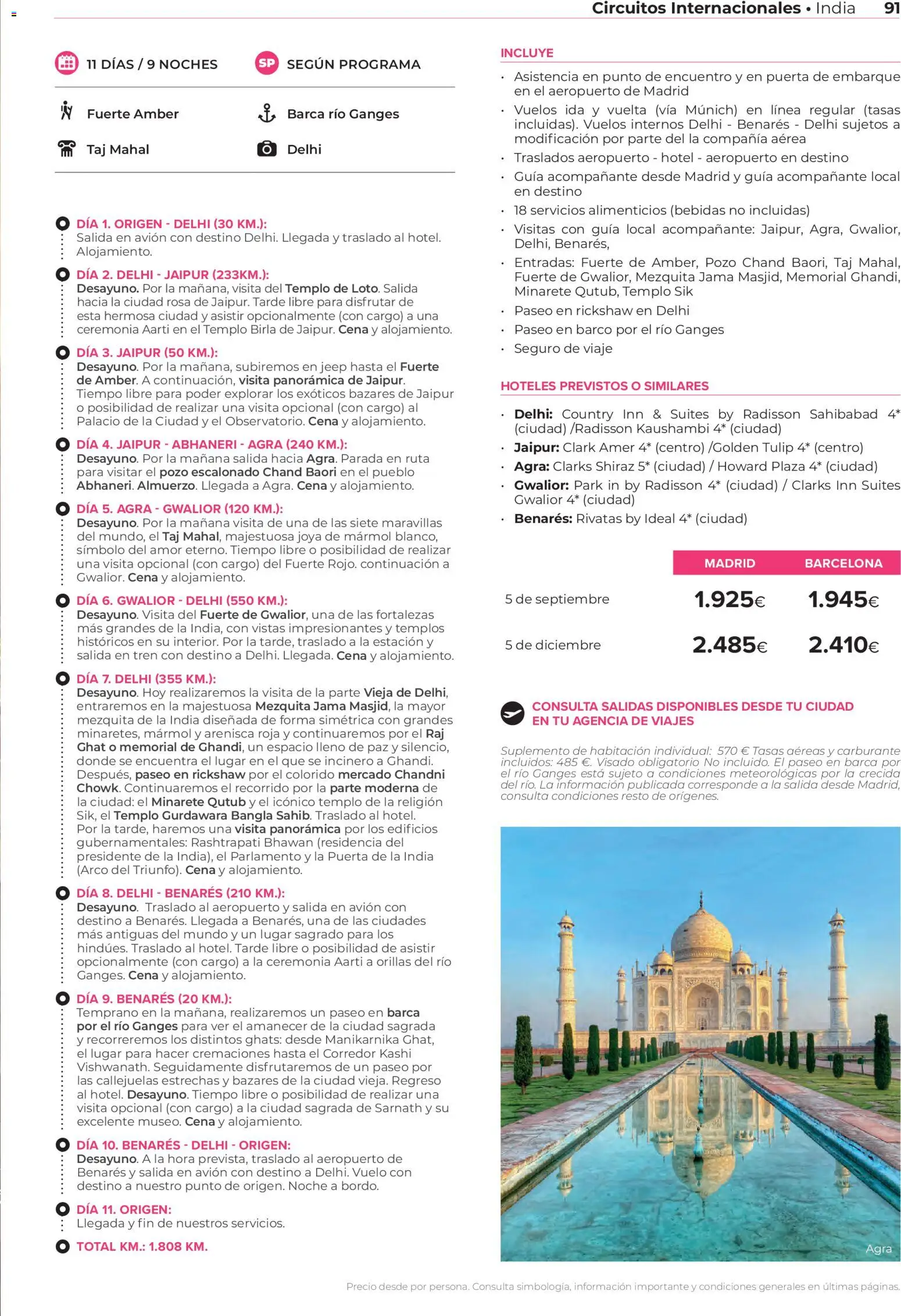 Viajes El Corte Inglés Circuitos exclusivos │ válido desde el 28.03.2026 | Página: 91