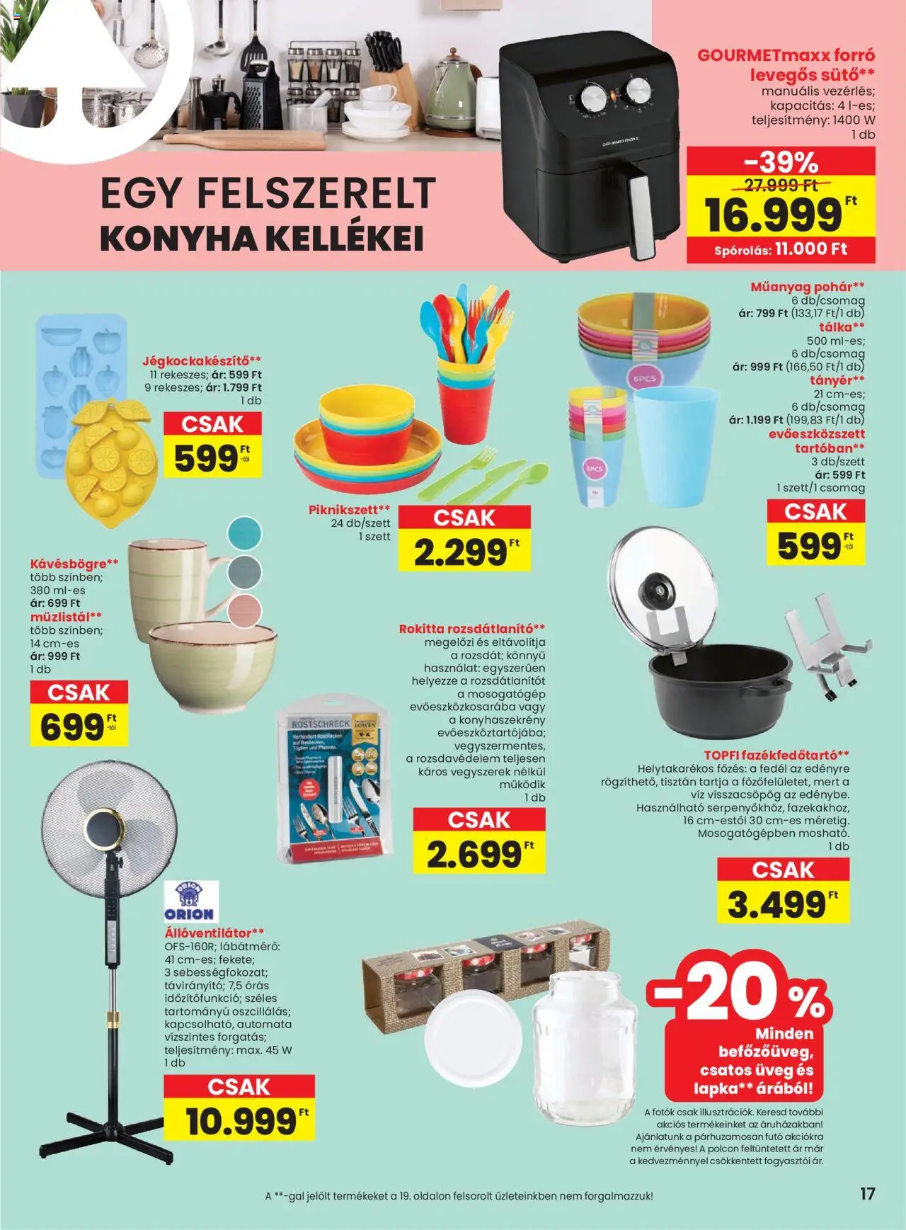 Spar akciós ujság - amely érvényes a következő dátumtól: 12.06.2025 | Oldal: 17 | Termékek: Állóventilátor, Sütő, Mosogatógép, Tányér