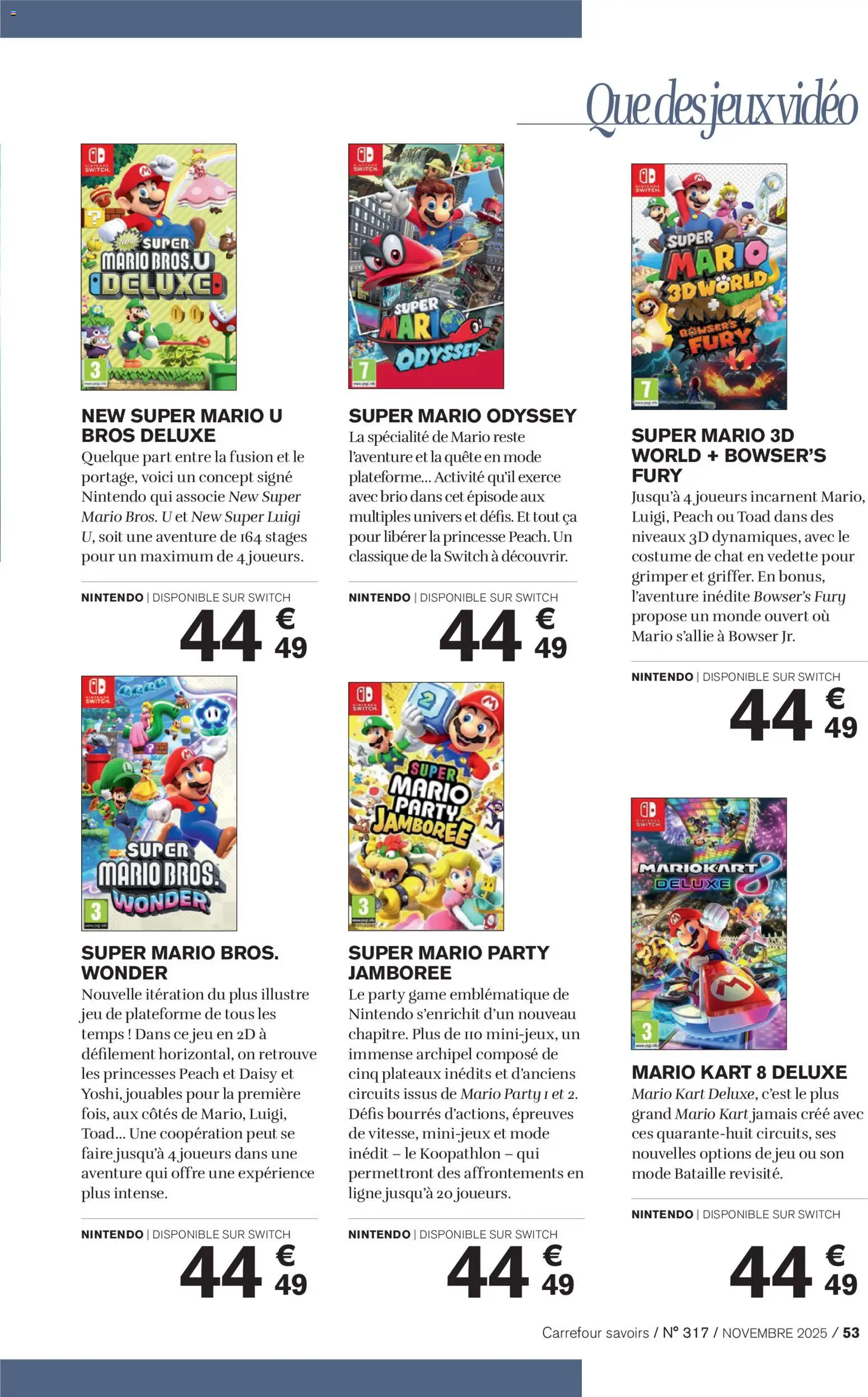 {H1} | Page: 53 | Produits: Vidéo, Jeux, Costume