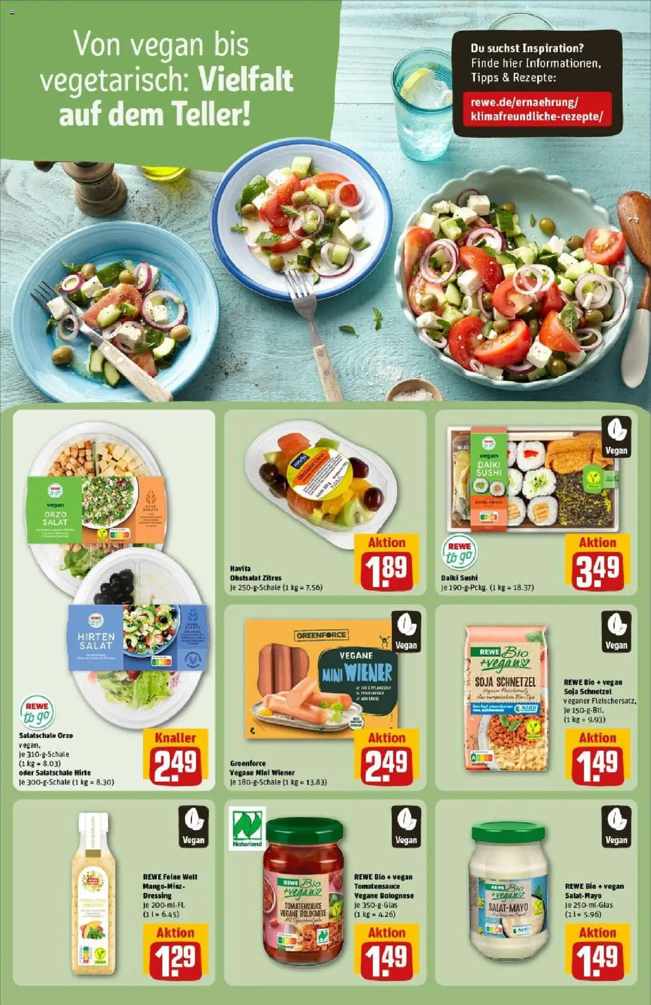 Rewe prospekt Chemnitz	 - gültig ab dem 06.07.2025 | Seite: 18 | Produkte: Dressing, Mayonnaise, Salat