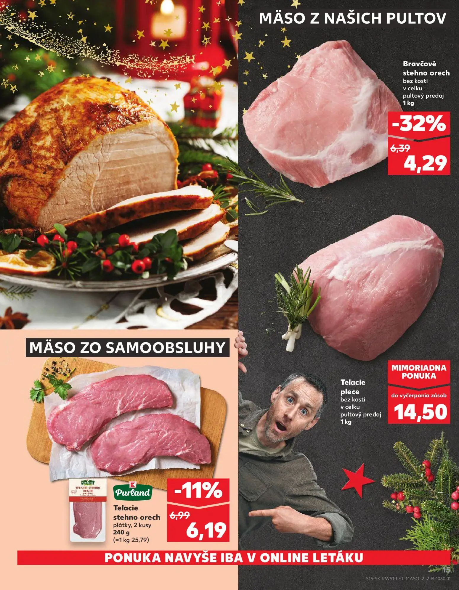 Kaufland SK akciós ujság - amely érvényes a következő dátumtól: 18.12.2025 | Oldal: 15