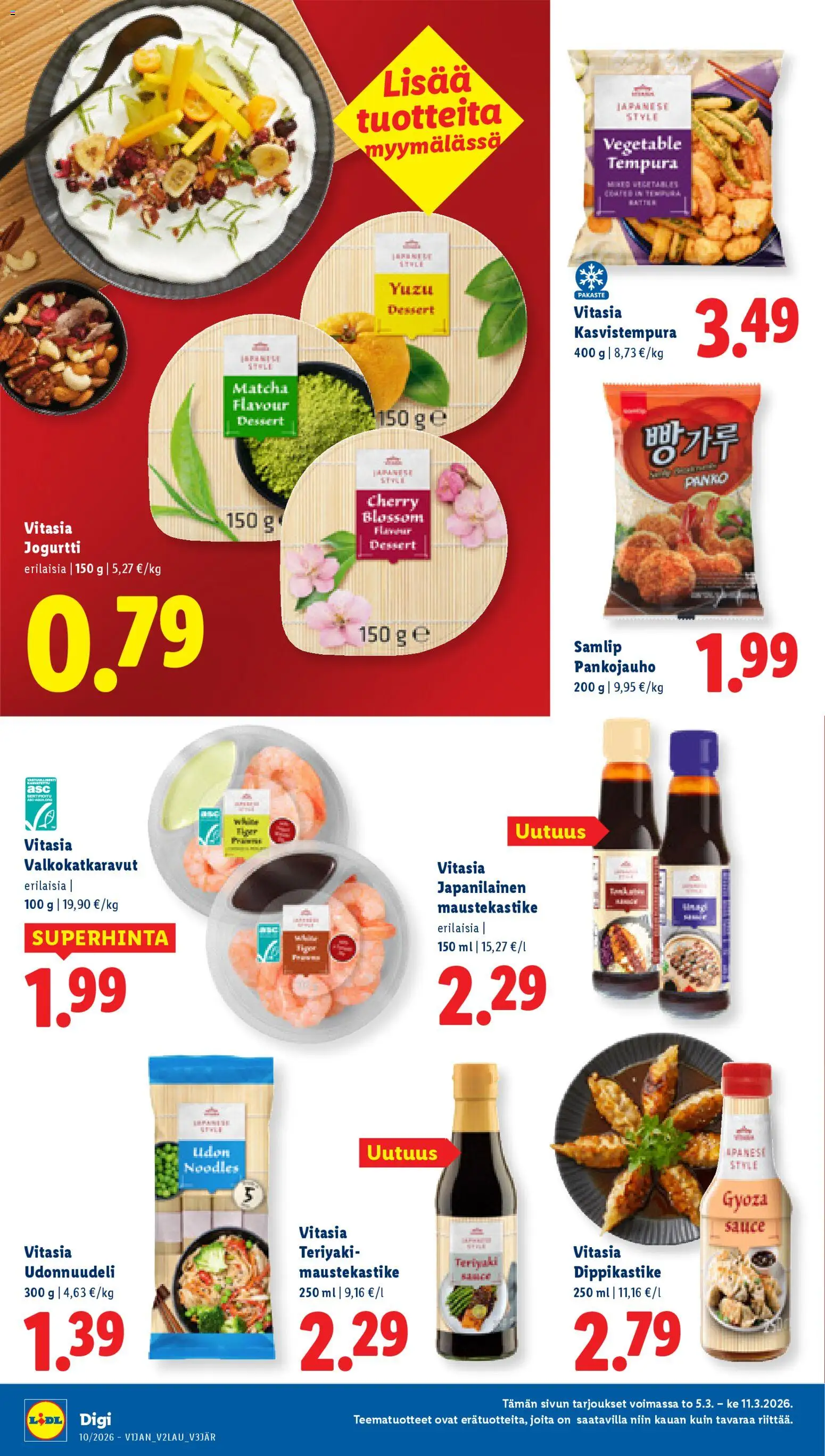 Lidl tarjoukset - Helsinki – voimassa 05.03.2026 alkaen | Sivu: 12 | Tuotteet: Jogurtti