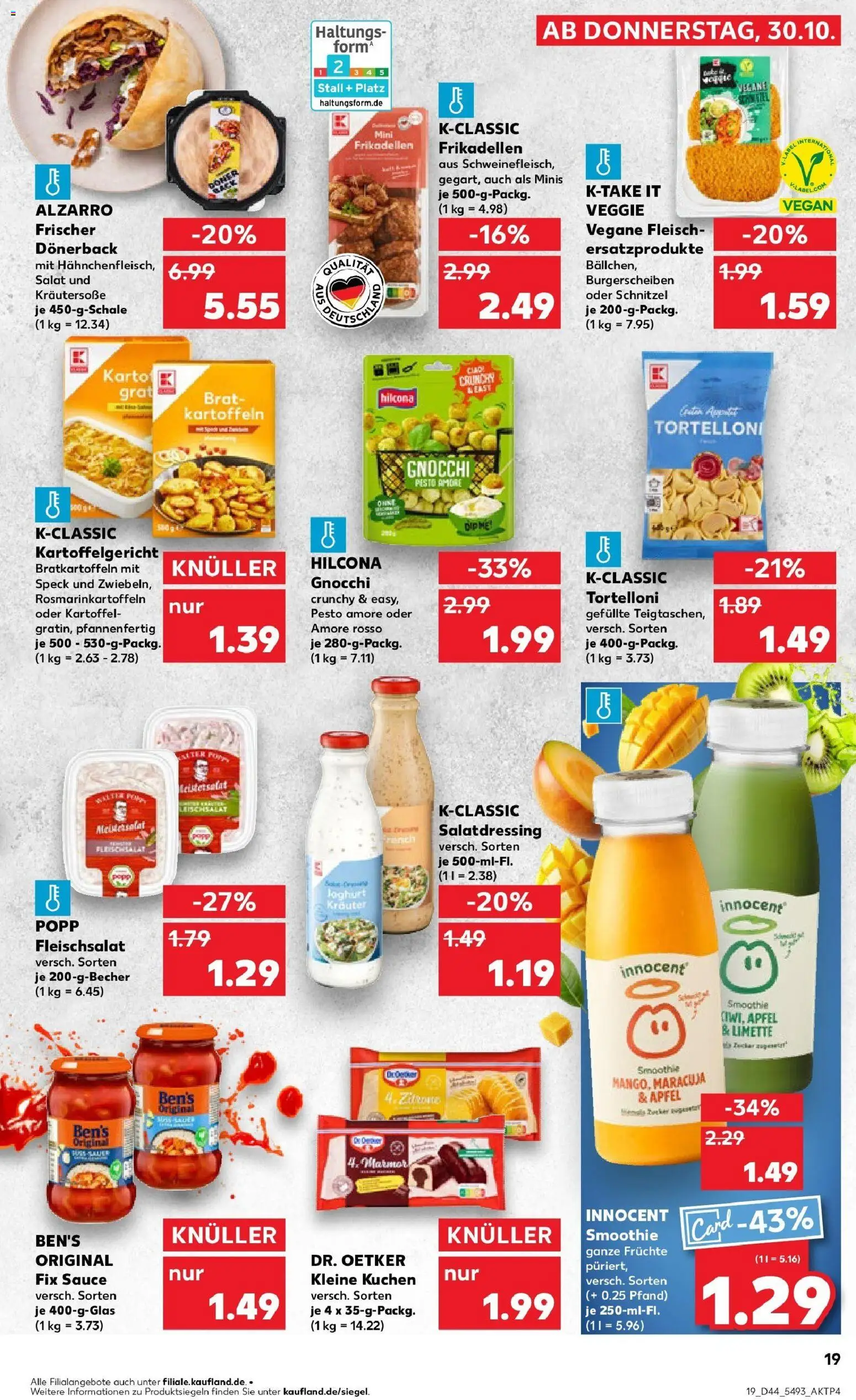 Kaufland prospekt Speyer	 – gültig ab 30.10.2025 | Seite: 19 | Produkte: Dressing, Schnitzel, Grat, Fleisch
