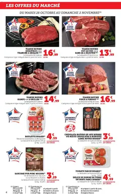 U Express - Prévisualisation de U Express catalogue valide à partir de 28.10.2025 | Page: 4 | Produits: Pomme de terre, Merguez, Saucisse, Viande