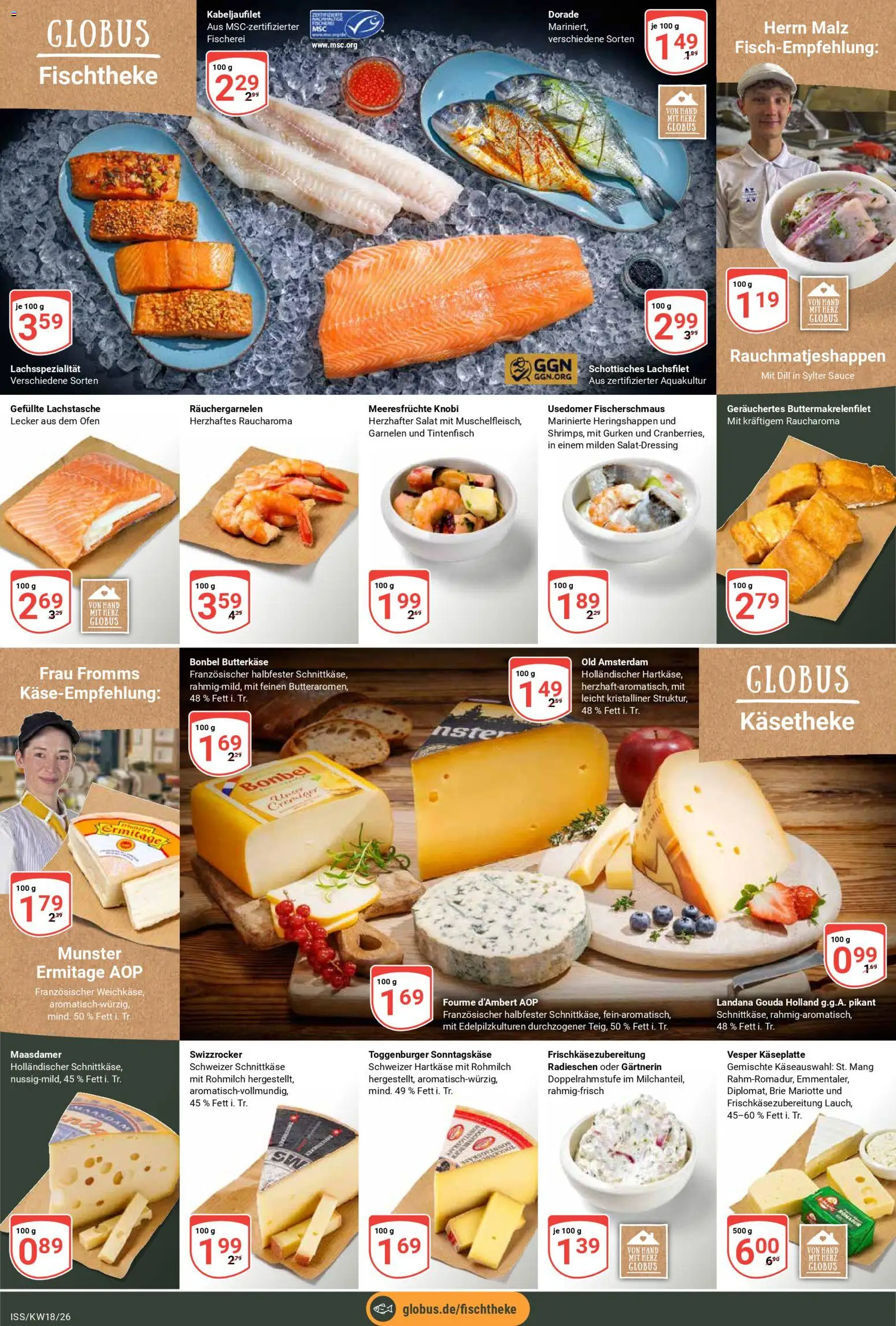 Globus Prospekt 	 – gültig ab 27.04.2026 | Seite: 14 | Produkte: Dorade, Meeresfrüchte, Gurken, Salat