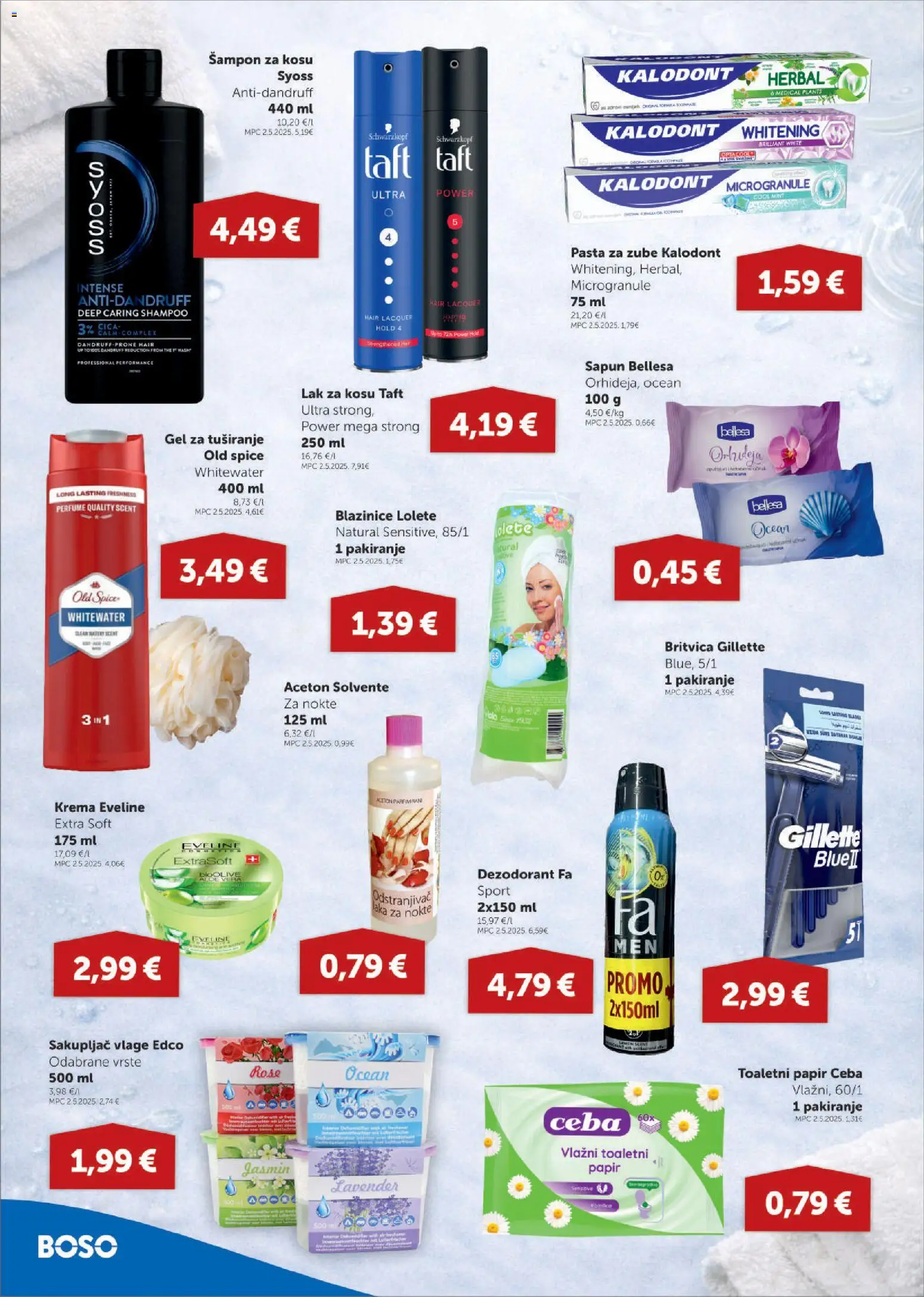 Boso katalog | vrijedi od 26.02.2026 | Stranica: 14 | Proizvodi: Lak za kosu, Sapun, Krema, Pasta