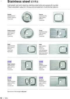 Preview of B&Q - Kitchens valid from 16.12.2025 | Page: 186 | Products: Kitchen, 1.5 bowl, Bowl