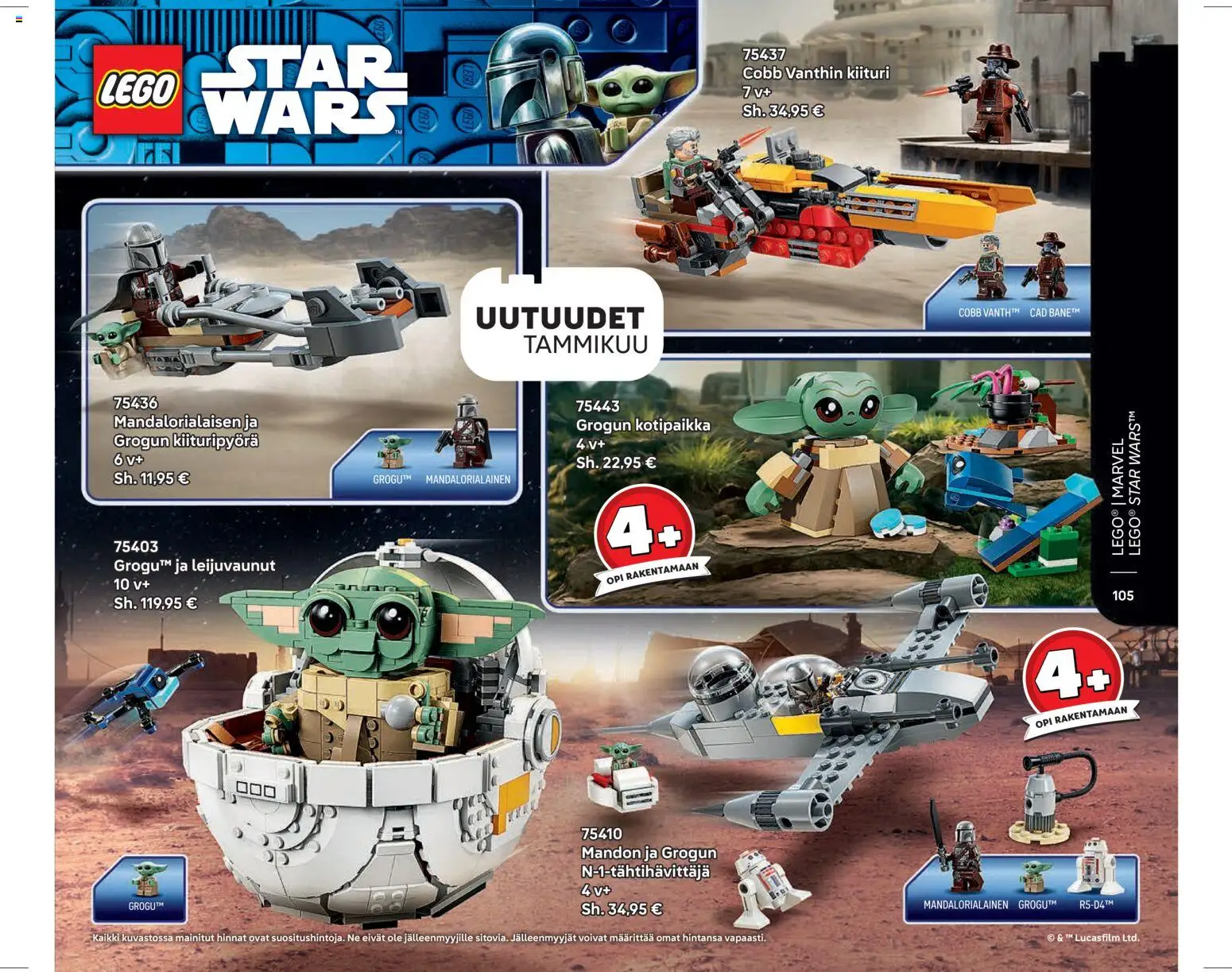 LEGO tarjoukset – voimassa 01.01.2026 alkaen | Sivu: 105