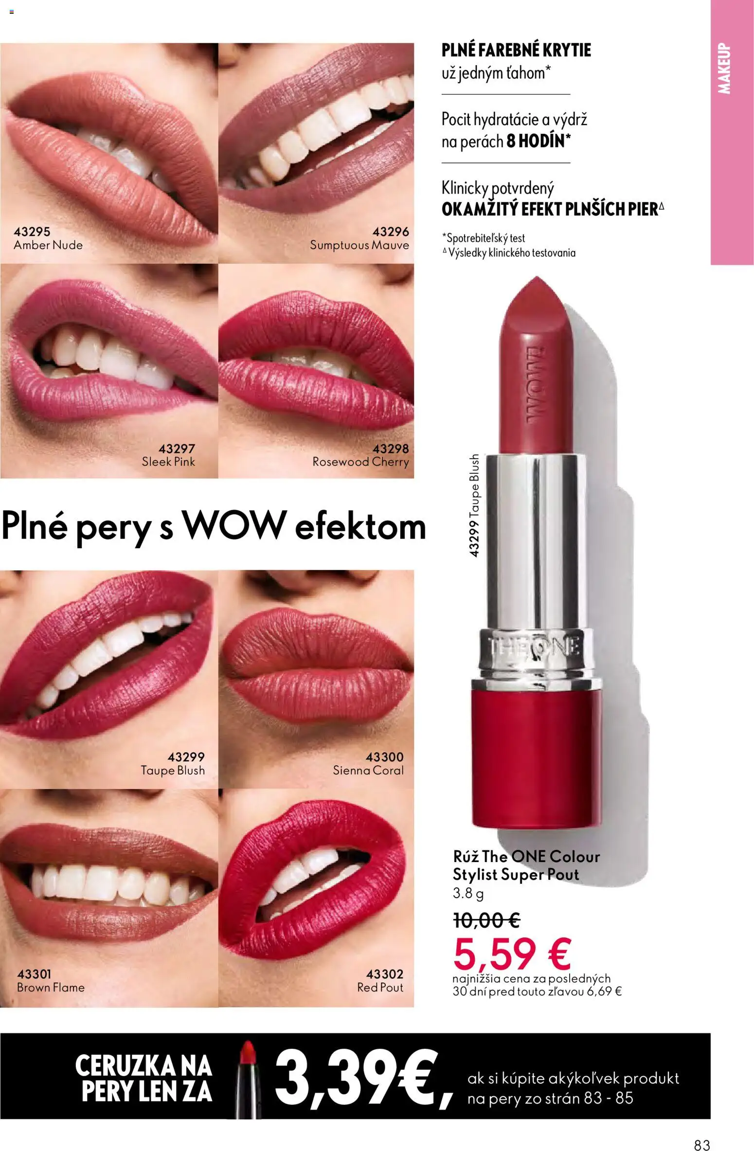 Nové Oriflame akcie – leták je platný od 04.03.2026 | Strana: 83 | Produkty: Ceruzka